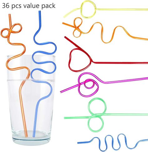 هدايا عيد الحب للأطفال، 36 حزمة من بطاقات عيد الحب مع مجموعة من القش المجنون القابل لإعادة الاستخدام - بطاقات تبادل عيد الحب للفتيات والأولاد والأطفال الصغار في الفصول الدراسية والحفلات المدرسية in Kuwait