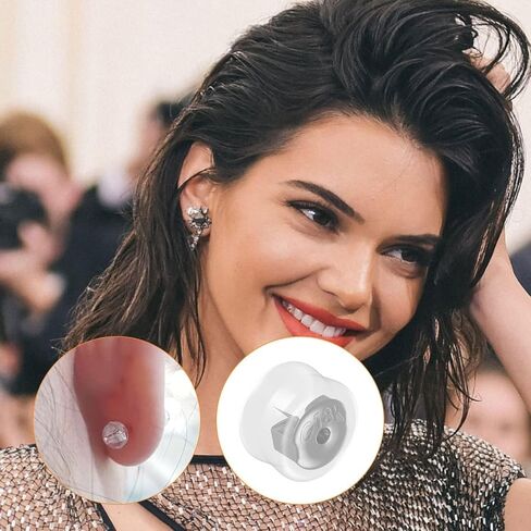 ظهور أقراط آمنة من الذهب عيار 18 قيراطًا للأزرار، وأقراط من السيليكون الفضي عيار 925، وبدائل شفافة وناعمة مضادة للحساسية للأزرار/الأذن المتدلية، وظهر أقراط مطاطية مثقوبة (ذهبي، 8 أزواج) in Saudi Arabia