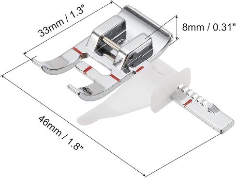 Generic Angled Shank Adjustable Guide Presser Foot Zinc Alloy Sewing Machine Feet for Most Universal Sewing Machine in Saudi Arabia