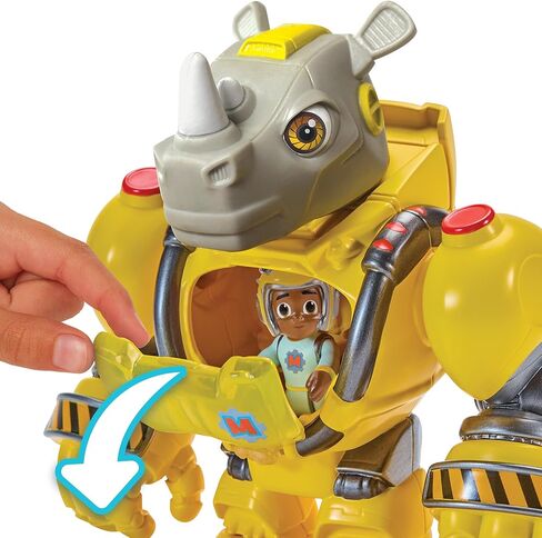 Animal Rescue Rhino Mek with Kawhi by Playmates Toys in Saudi Arabia