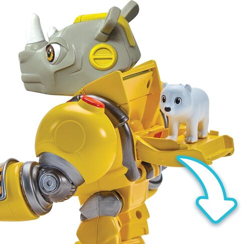 Animal Rescue Rhino Mek with Kawhi by Playmates Toys in Saudi Arabia