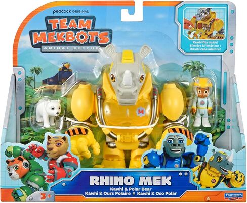 Animal Rescue Rhino Mek with Kawhi by Playmates Toys in Saudi Arabia
