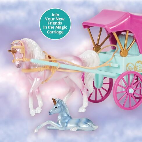 Breyer Horses Stablemates Series | Unicorn Magic Carriage and Foal | B-SM-10666 in Saudi Arabia