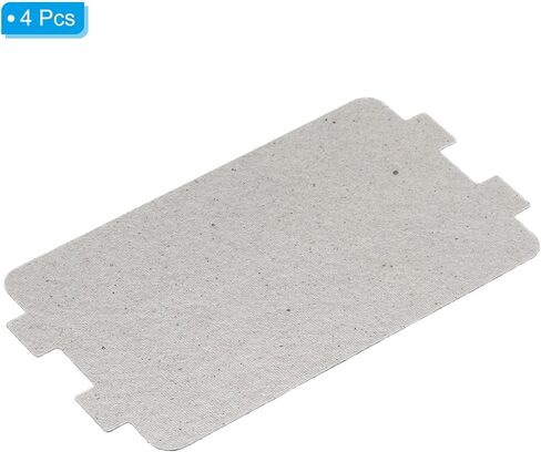 PATIKIL 4.2 x 2.5 Inch Microwave Waveguide Cover, 4pcs Universal Microwave Mica Plates Sheet 0.4mm Thick Replacement Part Heat Insulation for Microwave Oven in Saudi Arabia
