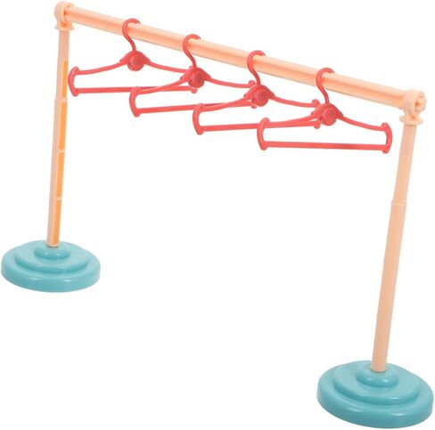 Hemoton 4set Doll Clothes Rack Organizer for Pet Toys Stylish and Versatile Drying and Storage for Playhouse and Role Play in Saudi Arabia