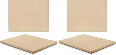 Unicook Heavy Duty Cordierite Pizza Stone, Baking Stone for Bread, Pizza Pan for Oven and Grill, Thermal Shock Resistant, 15 x 12 Inch Rectangular, 6.6Lbs in Saudi Arabia
