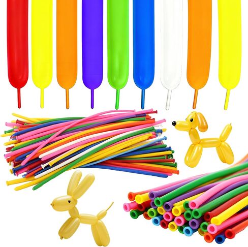 100 Pcs Clear Balloons 260Q Long Twist Balloons for Tying Arch Animal Flowers Making Latex Balloons Skinny Balloon Kit for Wedding Birthday Carnival Party Decoration(Clear) in Saudi Arabia
