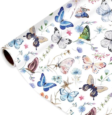Pineraap Mallard Duck Wrapping Paper Roll Watercolor Duck Animal Wrapping Paper Reed Design Gift Wrap for Holiday, Birthday, 17Inch x16.4Feet in Saudi Arabia