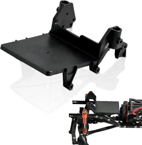 SCX24 ESC Mount Receiver Preposition Tray Mount for 1/24 RC Crawler Car, Reinforced Plastic Design for for Axial SCX24 Elec Car/Truck Replacement Parts in Saudi Arabia