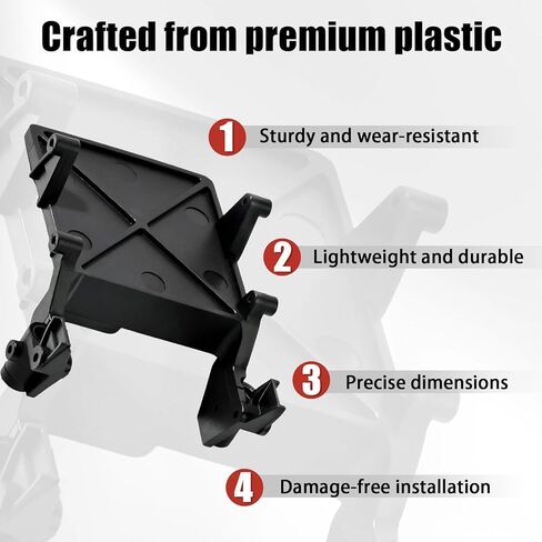 SCX24 ESC Mount Receiver Preposition Tray Mount for 1/24 RC Crawler Car, Reinforced Plastic Design for for Axial SCX24 Elec Car/Truck Replacement Parts in Saudi Arabia
