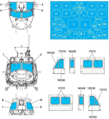 AC12138 1/35 UH-1Y مجموعة نماذج الطائرات القابلة للجمع in Saudi Arabia