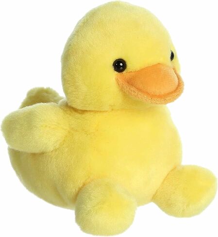حيوان محشو من Aurora® Adorable Palm Pals™ Tubby المطاط Ducky™ - قطيفة ممتعة يمكن تجميعها للأطفال والكبار - مثالية لتزيين الغرف وهدايا عيد الميلاد - أصفر 5 بوصات in Saudi Arabia