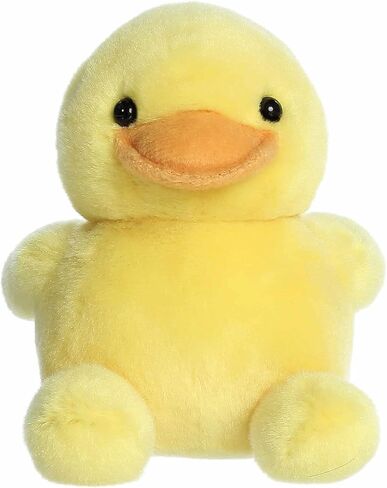 حيوان محشو من Aurora® Adorable Palm Pals™ Tubby المطاط Ducky™ - قطيفة ممتعة يمكن تجميعها للأطفال والكبار - مثالية لتزيين الغرف وهدايا عيد الميلاد - أصفر 5 بوصات in Saudi Arabia