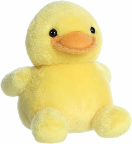 حيوان محشو من Aurora® Adorable Palm Pals™ Tubby المطاط Ducky™ - قطيفة ممتعة يمكن تجميعها للأطفال والكبار - مثالية لتزيين الغرف وهدايا عيد الميلاد - أصفر 5 بوصات in Saudi Arabia