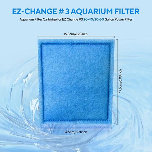 24 حزمة استبدال مرشح حوض السمك لاستبدال EZ-Change #3 لطقوس مارينلاند مقاس C متوافق مع 20-40/30-60 جالون مرشحات الطاقة لخزان الأسماك البطريق 200B 350B 170B 330B 275 و375 in Saudi Arabia