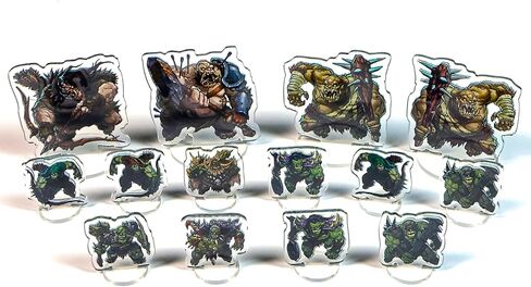 1985 Games Orc Minis Pack - متوافقة مع ألعاب DND وRPG وألعاب الطاولة - شخصيات مصغرة للعب الأدوار لمهام TTRPG in Saudi Arabia