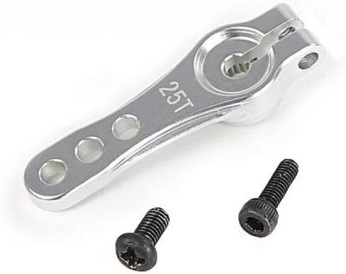 25t CNC Throttle Brake Servo Arm Compatible with 1/5 Buggy RC Cars ROVAN ROFUN KM 5B 5T 5SC Parts(Silver) in Kuwait