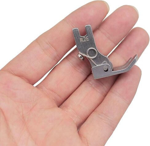 YEQIN Industrial Flat Bed Sewing Machine Presser Foot #R2E, Durable Steel Roller Presser Foot for Thick Fabric in Saudi Arabia