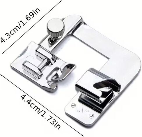 3 Sizes Wide Rolled Hem Pressure Foot Sewing Machine Presser Foot Hemmer Foot Set 1/2 Inch, 3/4 Inch, 1 Inch for Low Shank Sewing Machine in Saudi Arabia
