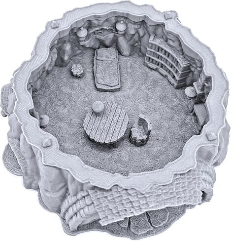 EnderToys Halfling Hole by Printable Scenery, 3D Printed Tabletop RPG Scenery and Wargame Terrain 28mm Miniatures in Saudi Arabia