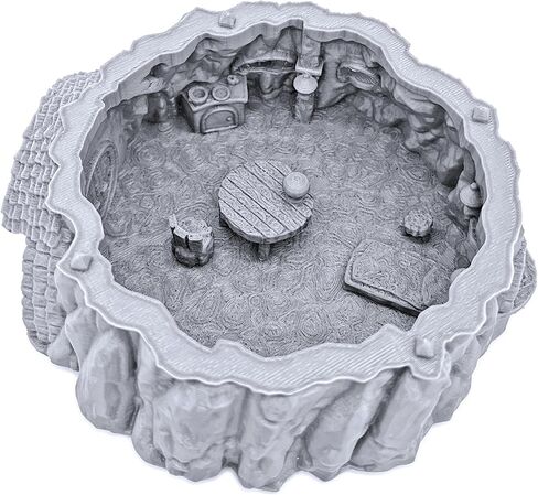 EnderToys Halfling Hole by Printable Scenery, 3D Printed Tabletop RPG Scenery and Wargame Terrain 28mm Miniatures in Saudi Arabia