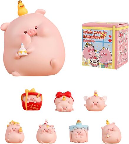 Wish You Joy Series Blind Box Figures, Random Design Action Figures Collectible Toys for Birthday Gift, Home Decorations, Single Box in Saudi Arabia
