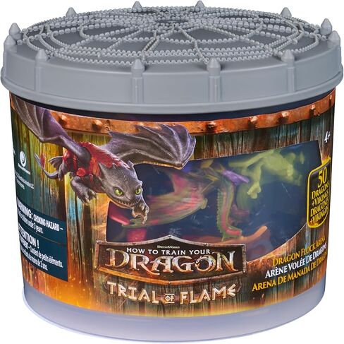 DreamWorks Dragons, World of Berk: Dragon Flock Arena, 50 Collectible Dragons and Vikings Figures for Ages 4 and up in Saudi Arabia