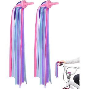 BESPORTBLE Bike Handlebar Streamers Colorful Bike Streamers Handlebar Ribbons Tassels for Kids Bike Bicycle Baby Carrier Kids Bike Accessories 1Pair in Kuwait