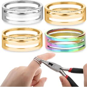 4pcs Jump Ring Opener Tool, Jump Ring Opening Closing Tool for Jewelry Making Supplies, Stainless Steel Jump Ring Opener Circle Jump Ring Opening Closing Rings Tool in Kuwait