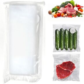 11x14 Inch Vacuum Sealer Bags, BPA-Free Food Storage Bags for Freezer and Microwave, Leak-Proof & Odor-Resistant, Compatible with Auletor Mason Jar Sealers, 10 Pack | Leak-proof, Freshness, Freezer burn, 5x longer, Food shelf life, Airtight seal in Saudi Arabia