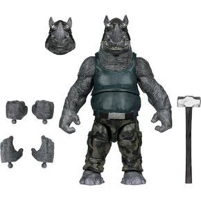 McFarlane Toys- Teenage Mutant Ninja Turtles (Page Punchers) Rocksteady 5in Action Figure with Comic in Saudi Arabia