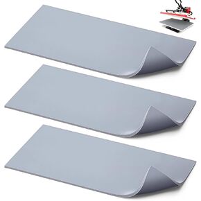 3 Pack Silicone Heat Press Pad, Gray Mini Heat Press Mat 4 x 8 in, Pressure-Absorbing Foam Core Pad, Cuttable Heat Resistant Mat for Hat Press HTV Vinyl Transfer, Sublimation Crafts in Kuwait