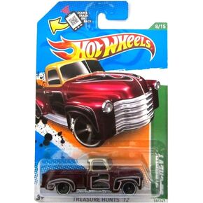 Hot Wheels 2012 '52 Chevy Truck Metalflake Dark Magenta Treasure Hunts 58 in Kuwait