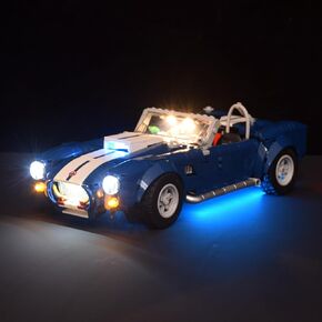مجموعة LightGo LED لـ Shelby Cobra 427 S/C المتوافقة مع Lego 10357 | مجموعة مكعبات الإضاءة فقط غير متضمنة (إصدار بعيد) in Kuwait