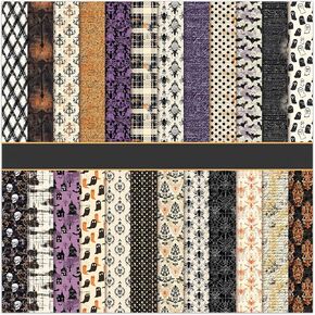 12 × 12 بوصة لوحة ورق قصاصات زهور عتيقة، 24 ورقة ملونة بنمط فني جماليات طباعة زهور DIY مجمعة للحرف اليدوية لألبوم الصور المجلات بطاقة مطوية مواد تغليف الهدايا in Kuwait