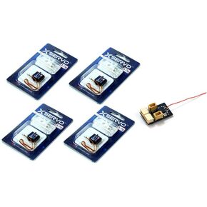 4pcs/lot Anolog Servo 1.7g/ 2g with1.00PIN Connector w/Mini Receiver for Radio Control Airplane (1.7g servo) in Saudi Arabia