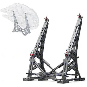 Vertical Display Stand for Millennium Falcon 75192, 410-PCS Sturdy Stand Building Kit, Ideal Gift for 75192 Starship Model Fans & Adults (Stand Only, No 75192 Model Included) in Kuwait