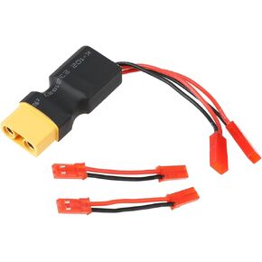 XT60 موصل JST مزدوج مع محولات 2X 5 سم أنثى وأنثى 22AWG لسيارة RC in Kuwait