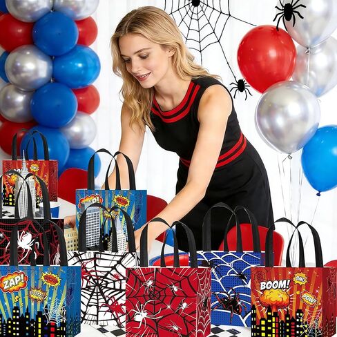 Roaring Good Time Hero Party Favor Goodie Bags12 PCS Hero Party Favors Bags Hero Birthday Decoration Favor Bags Boxes Party Candy Bags Car Goodie Gift Treat Bags Themed Birthday Party Supplies in Saudi Arabia