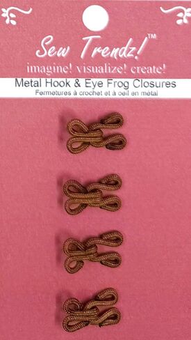 Corded Metal Hook and Eye Frogs Button in Kuwait
