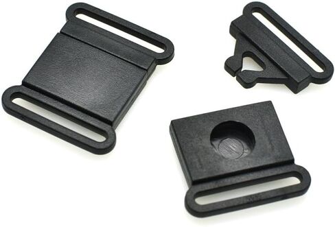 100pcs Plastic Safty Breakaway Bra Buckle Cat Dog Collar Harness Strap Parts Accessories Black in Saudi Arabia