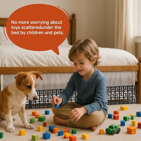 12Pcs Under Couch Blocker for Bed,Under Bed Blocker for Pets,Under Sofa Furniture Blocker,Plastic Under Couch Blocker for Dogs Pets Cats,Black,12PCS in Saudi Arabia