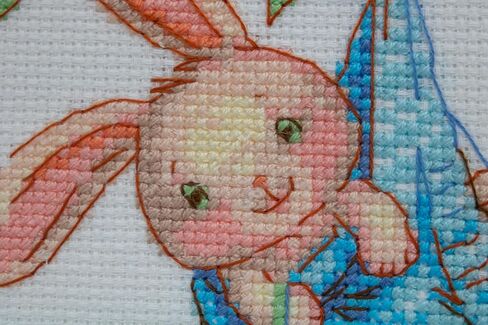 Aine - Boy Birth Sampler A1028، مجموعة غرز متقاطعة لإعلان ولادة طفل رضيع مقاس 7¾ بوصة × 7¾، مجموعات غرز متقاطعة للمبتدئين والمتقدمين، طقم خياطة متقاطعة للبالغين، مجموعة خياطة عد التطريز in Kuwait
