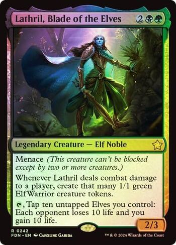 Lathril, Blade of The Elves (Foil) MTG in Saudi Arabia