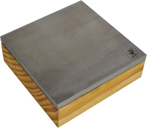 3" Hardened Steel Combination Bench Block w/Wooden Base Jewelry Making Metal Forming Work Surface Tool in Saudi Arabia