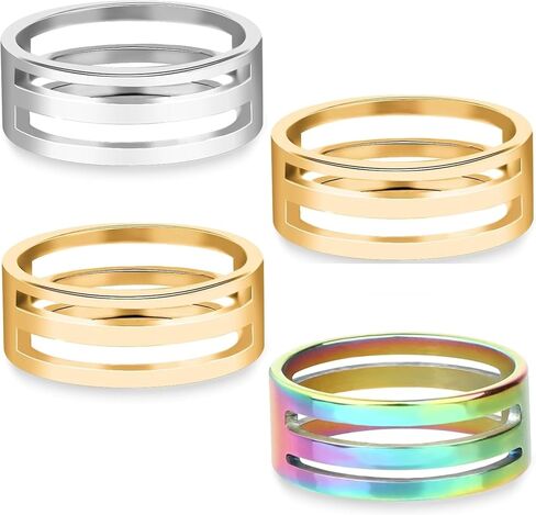 4pcs Jump Ring Opener Tool, Jump Ring Opening Closing Tool for Jewelry Making Supplies, Stainless Steel Jump Ring Opener Circle Jump Ring Opening Closing Rings Tool in Kuwait