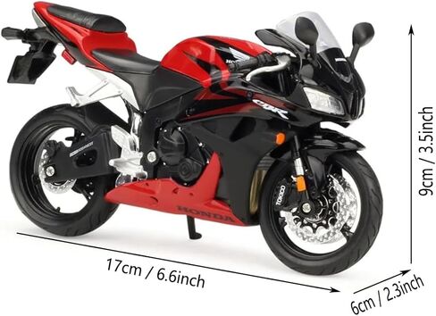 1/12 CBR600RR Racing Motorcycle Alloy Model for Honda 1:12 CBR600RR Die Cast Adult Simulation Vehicle Model in Saudi Arabia