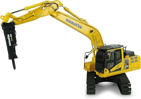 Universal Hobbies Komatsu PC210LC-11 مع حفار مثقاب مطرقي، مقياس 1:50، نموذج بناء Diecast، نسخة طبق الأصل قابلة للتجميع UH8140 in Saudi Arabia