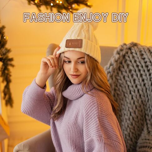 120 قطعة من الرقع الجلدية للقبعات، رقعة القبعة الجلدية الفارغة على الرقع القابلة بالليزر لإصلاح القبعات والملابس، النقش بالليزر المخصص، والحرف اليدوية - 3 ألوان in Kuwait