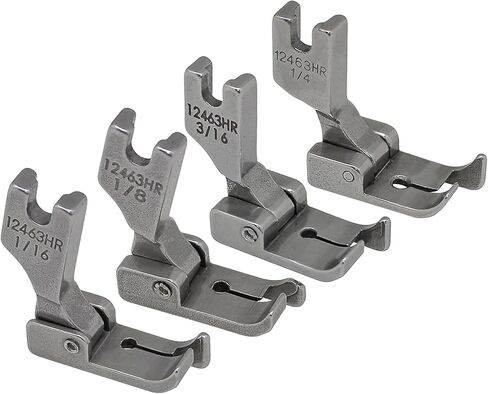 Hinged Right Raising Presser Foot with Guide #12463HR for Industrial Sewing Machine Single Needle Top-Stitch feet (1/8"(3.2mm)) in Saudi Arabia